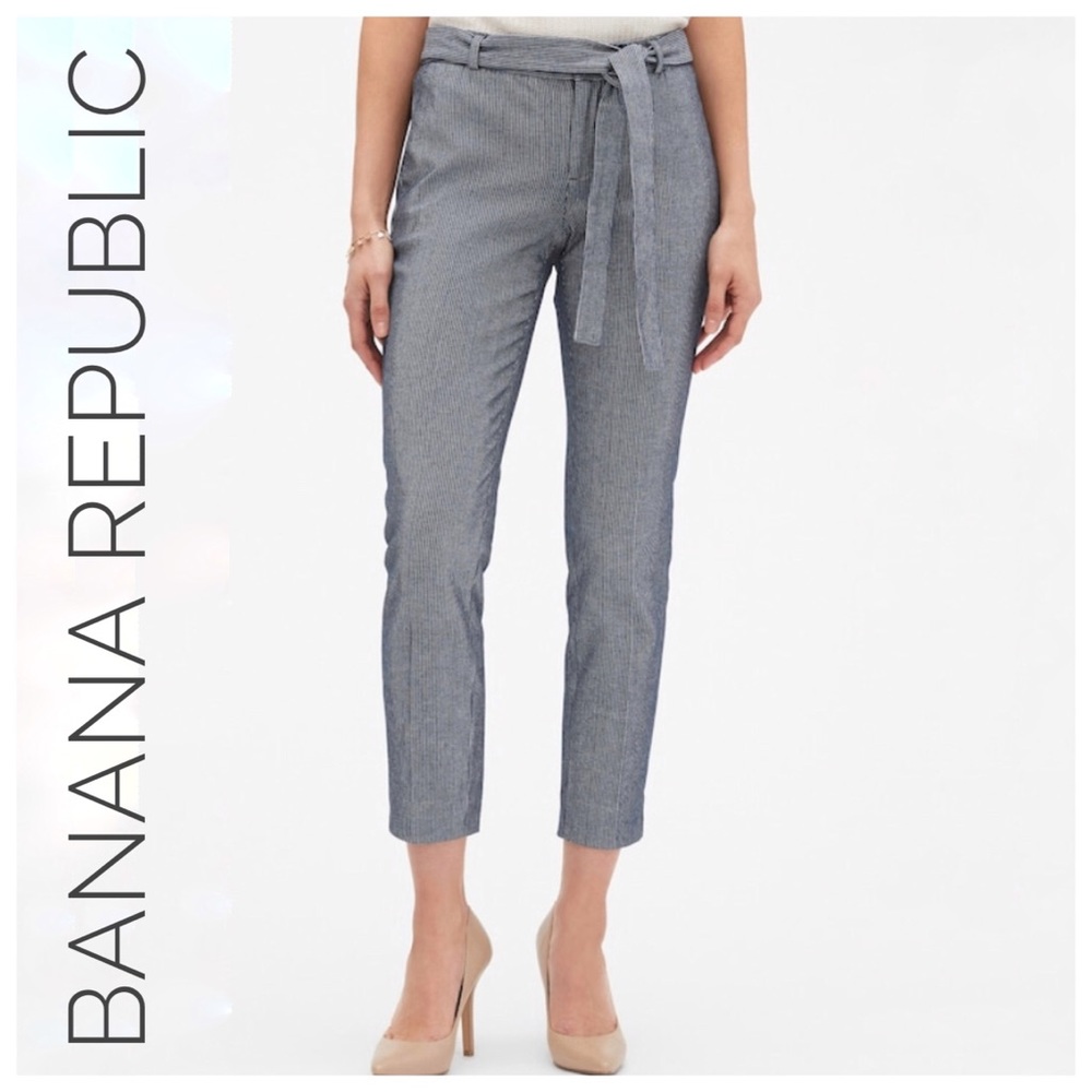 Banana Republic Factory Gray Ankle Pants